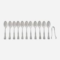 A sterling silver flatware service in the "Shell and Thread" pattern Tiffany & Co., New York, NY, 20th century