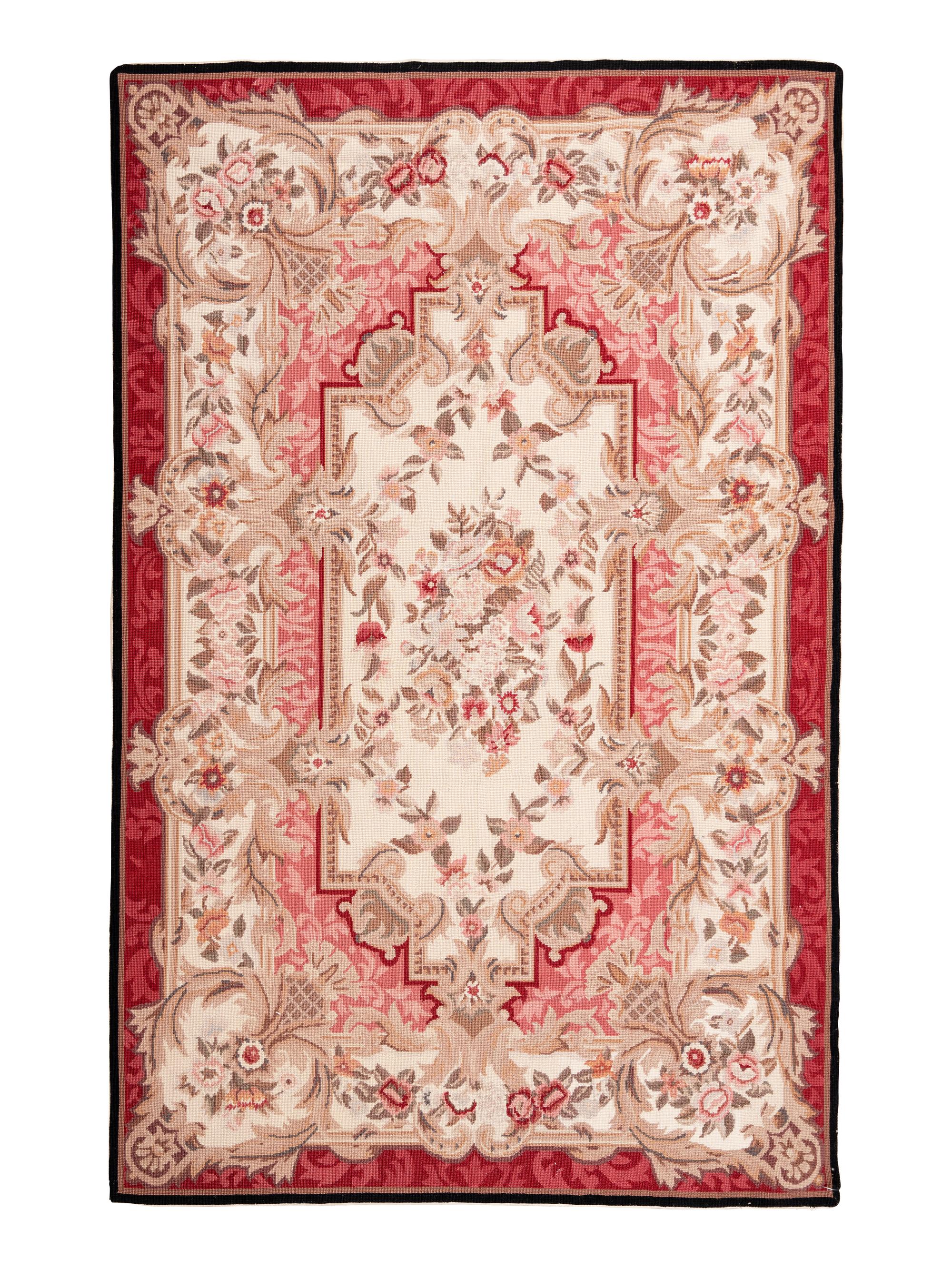 An Aubusson Style Wool Rug
