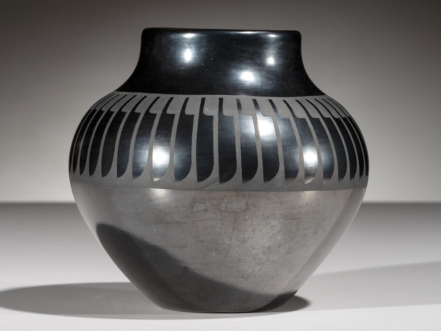 Blackware Pottery Jar May 1962