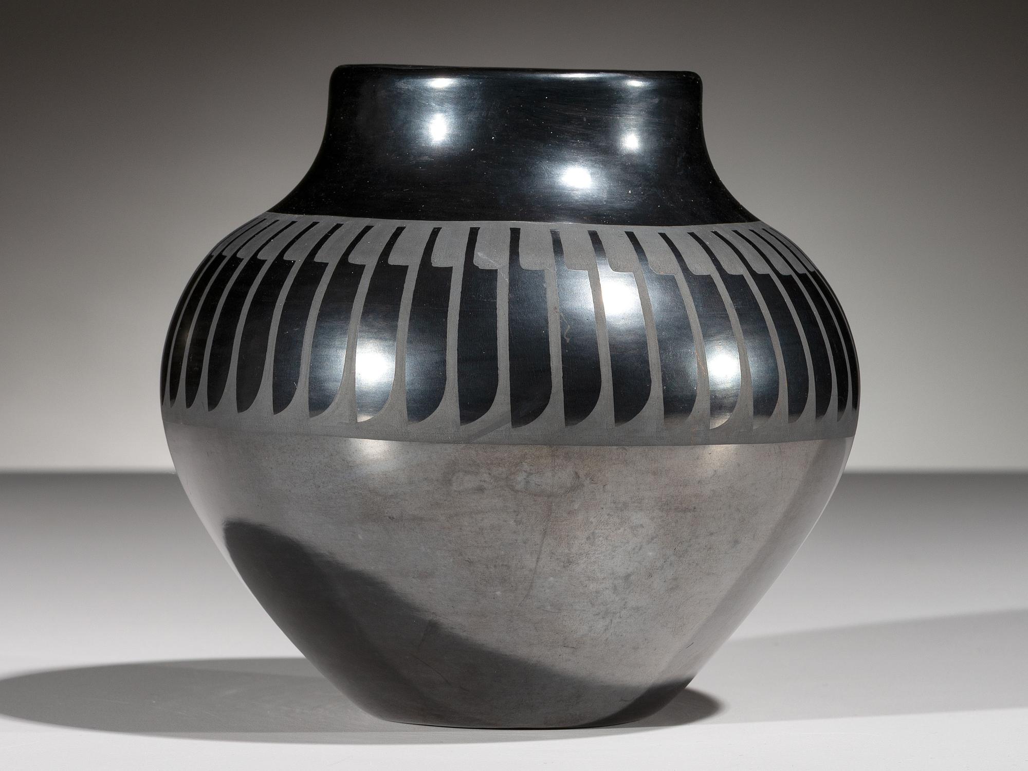 Blackware Pottery Jar May 1962