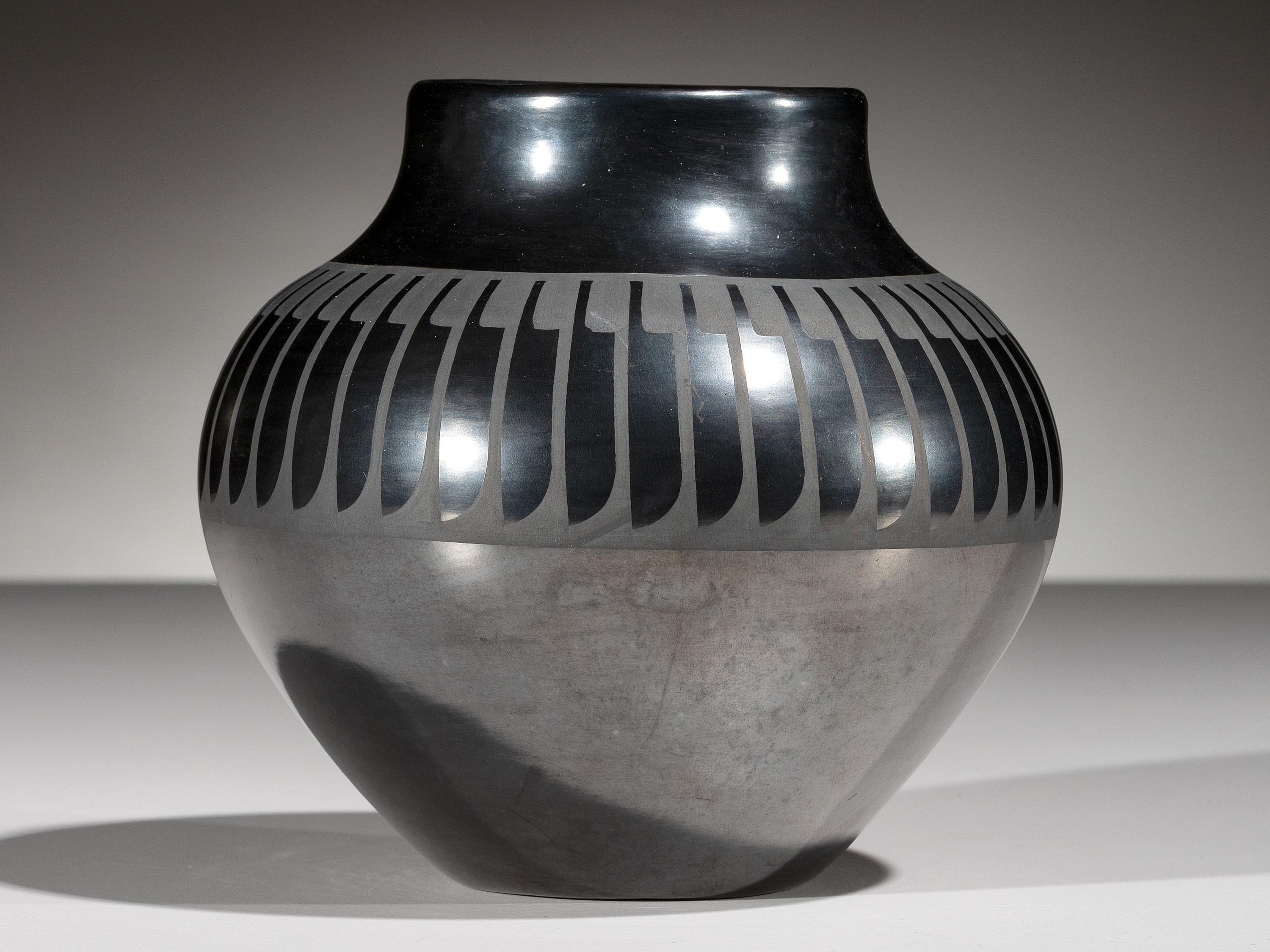 Blackware Pottery Jar May 1962