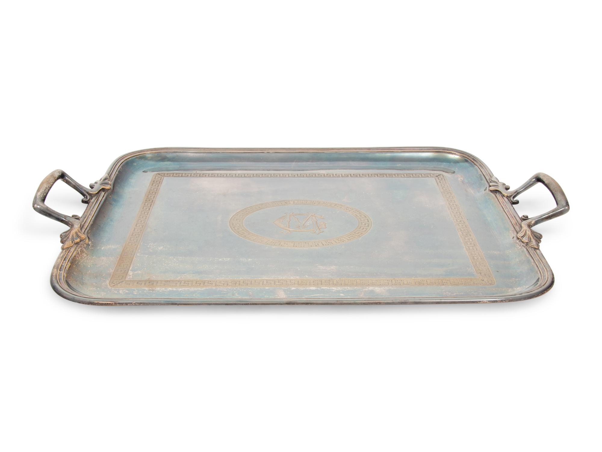 An English Silver-Plate Tray