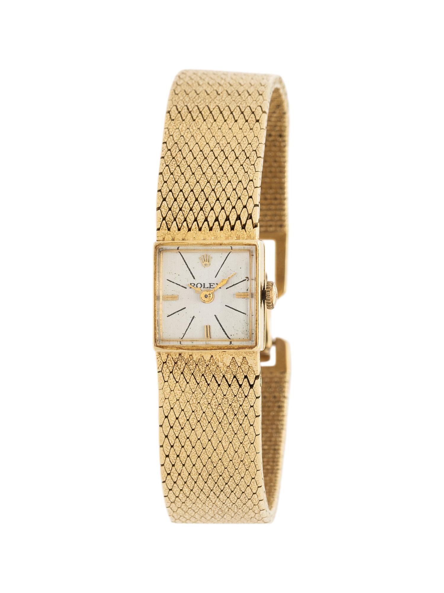 ROLEX, YELLOW GOLD WATCH