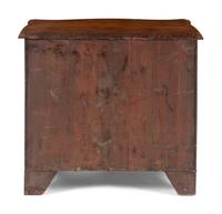 A George III Satinwood and Ebony-Inlaid Mahogany Bachelor's Chest