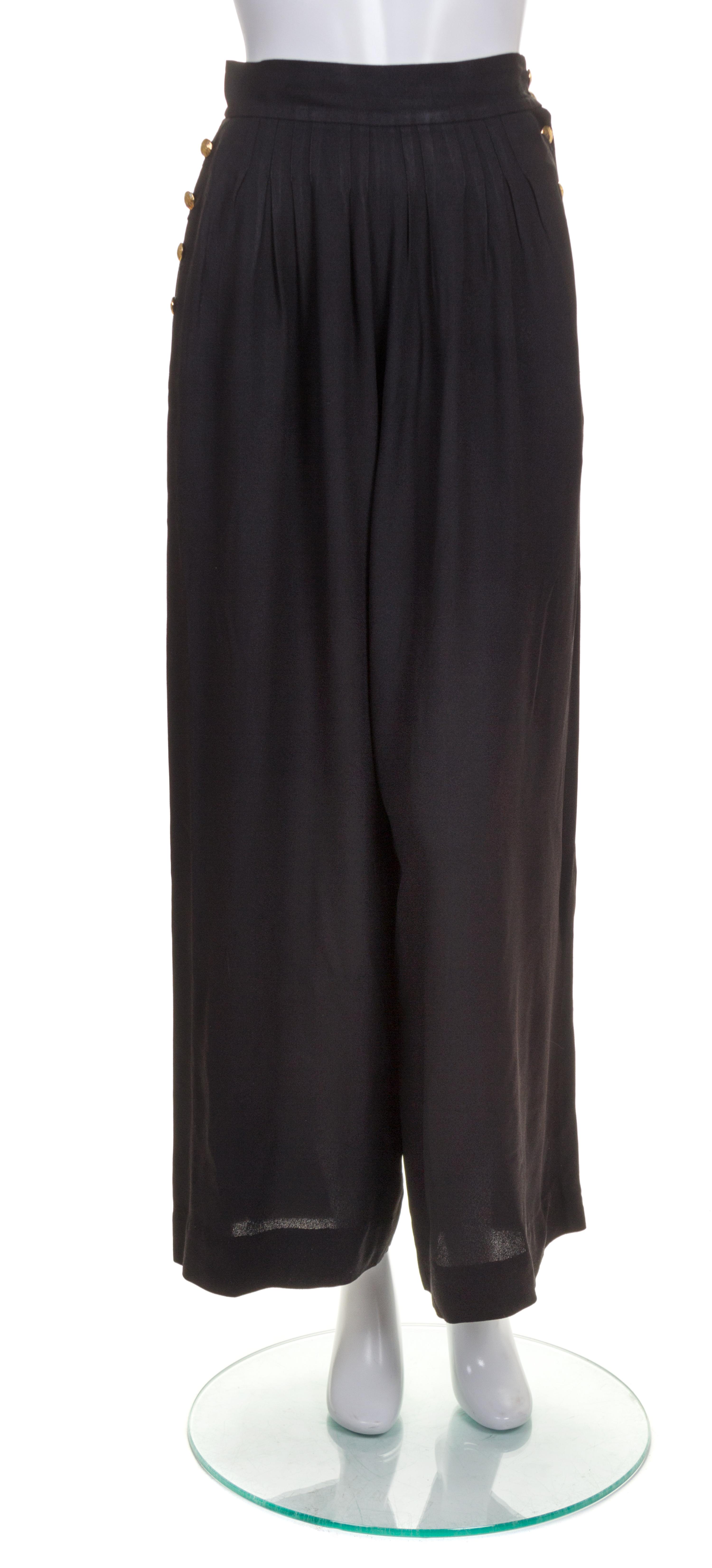 A Pair of Yves Saint Laurent Black Pants,