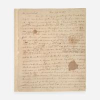 [Presidential] [Jefferson, Thomas] (Washington, Henry A.) Manuscript Copy of an Autograph Letter