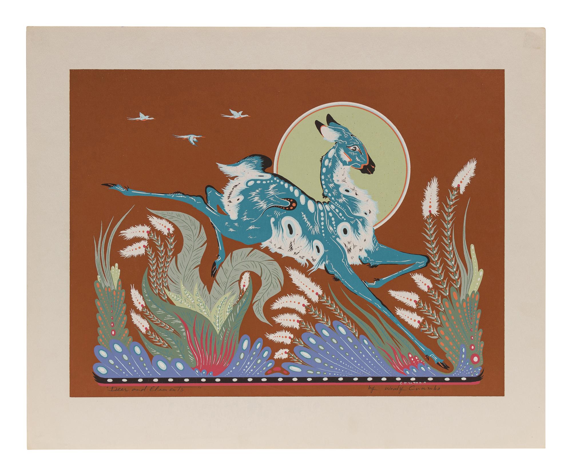 Two Works: Deer and Elements I and Deer and Elements II