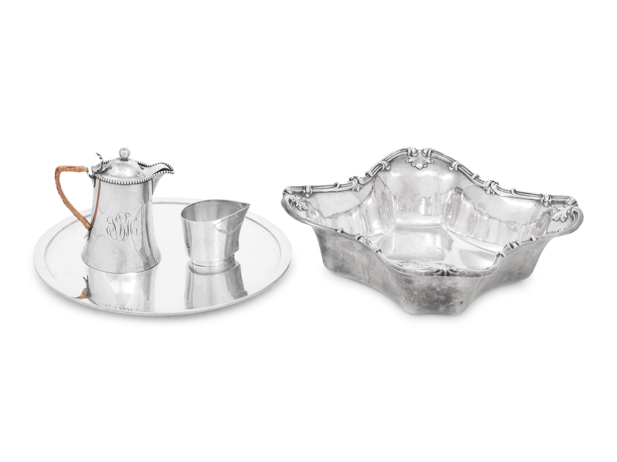 Four American Silver Table Articles