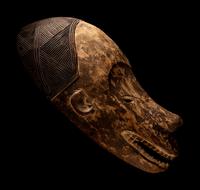 A Bamana Kore Society Wood Mask
