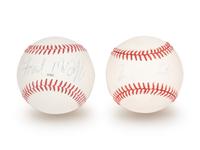 A Group of Eight Hall of Fame and Notable Signed Autograph Baseballs (Beckett Authentication Services BAS Certified),