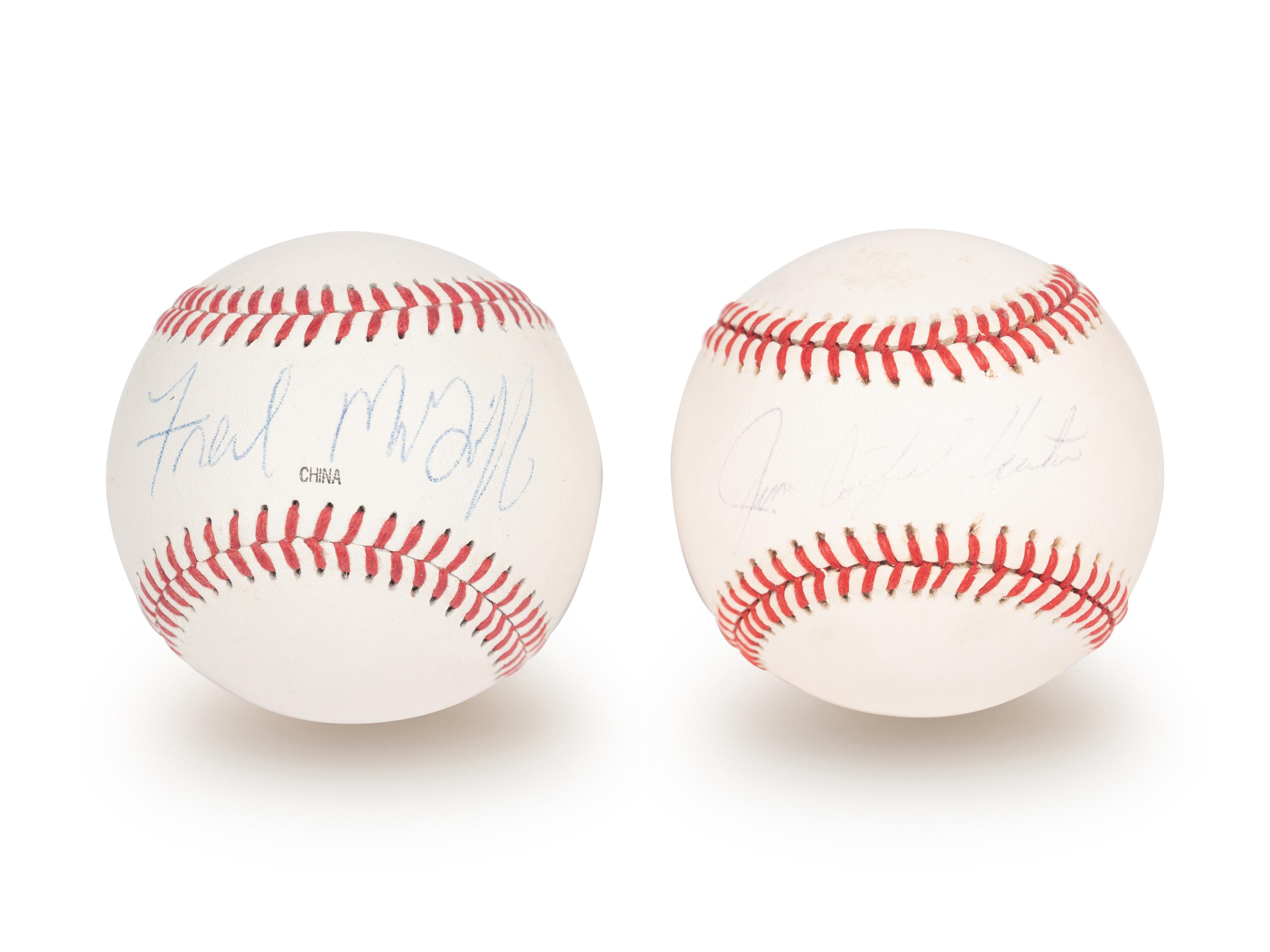 A Group of Eight Hall of Fame and Notable Signed Autograph Baseballs (Beckett Authentication Services BAS Certified),