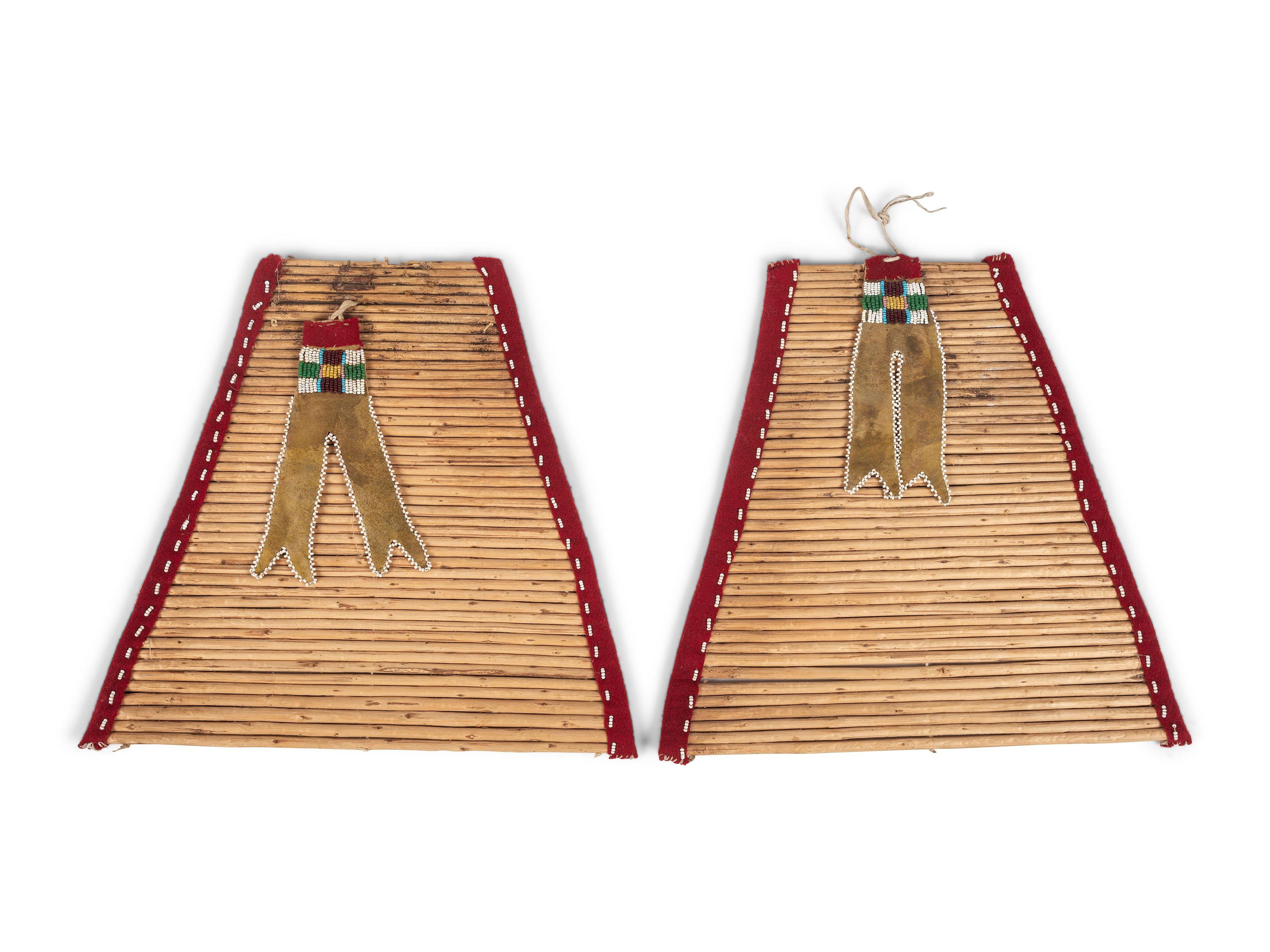 Plains Toy Tipi Backrests, Pair
