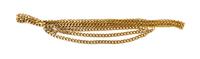 A Chanel Goldtone Chain Link Belt, 29 1/2 inches.