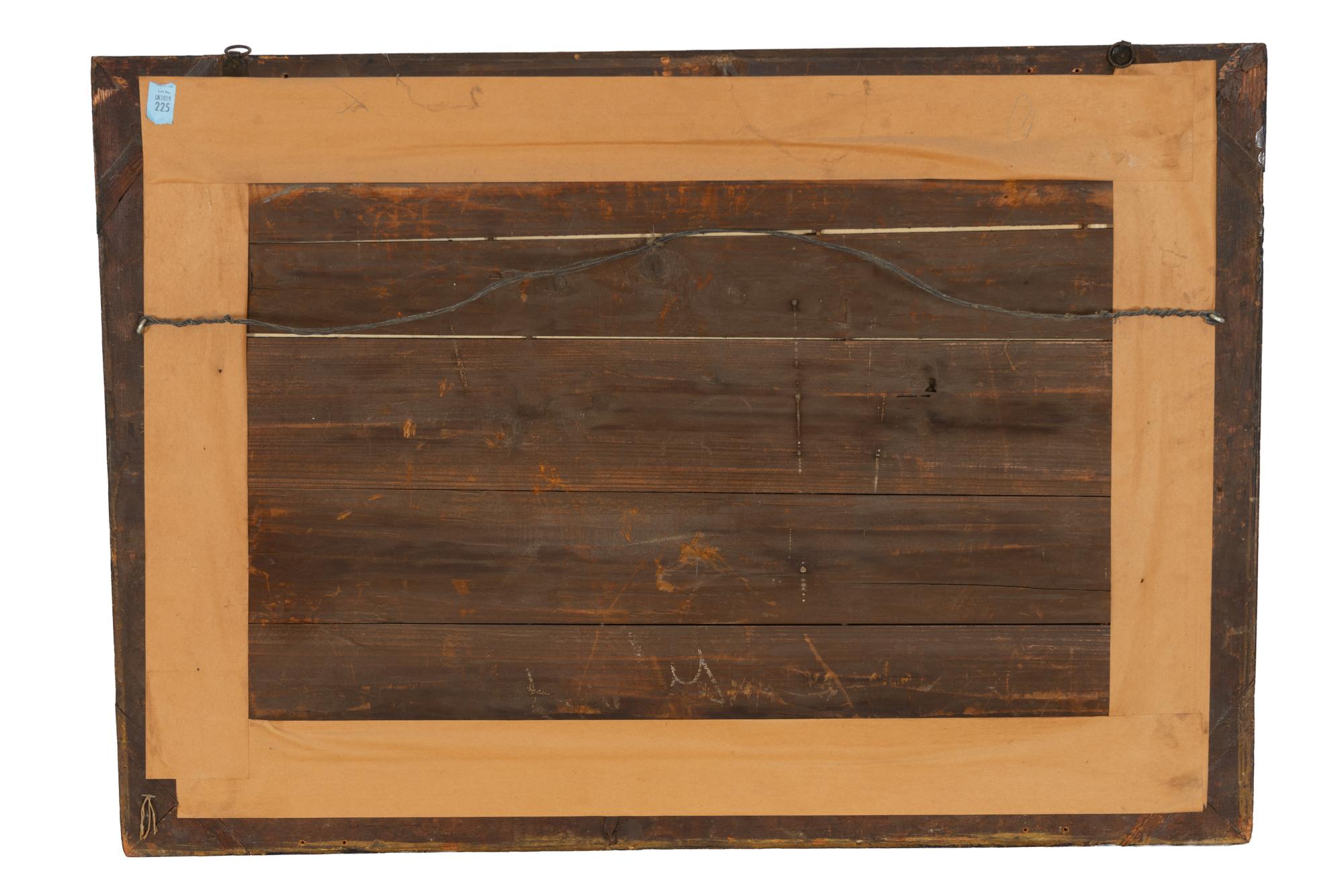 A Chinese Export Reverse-Painted Mirror