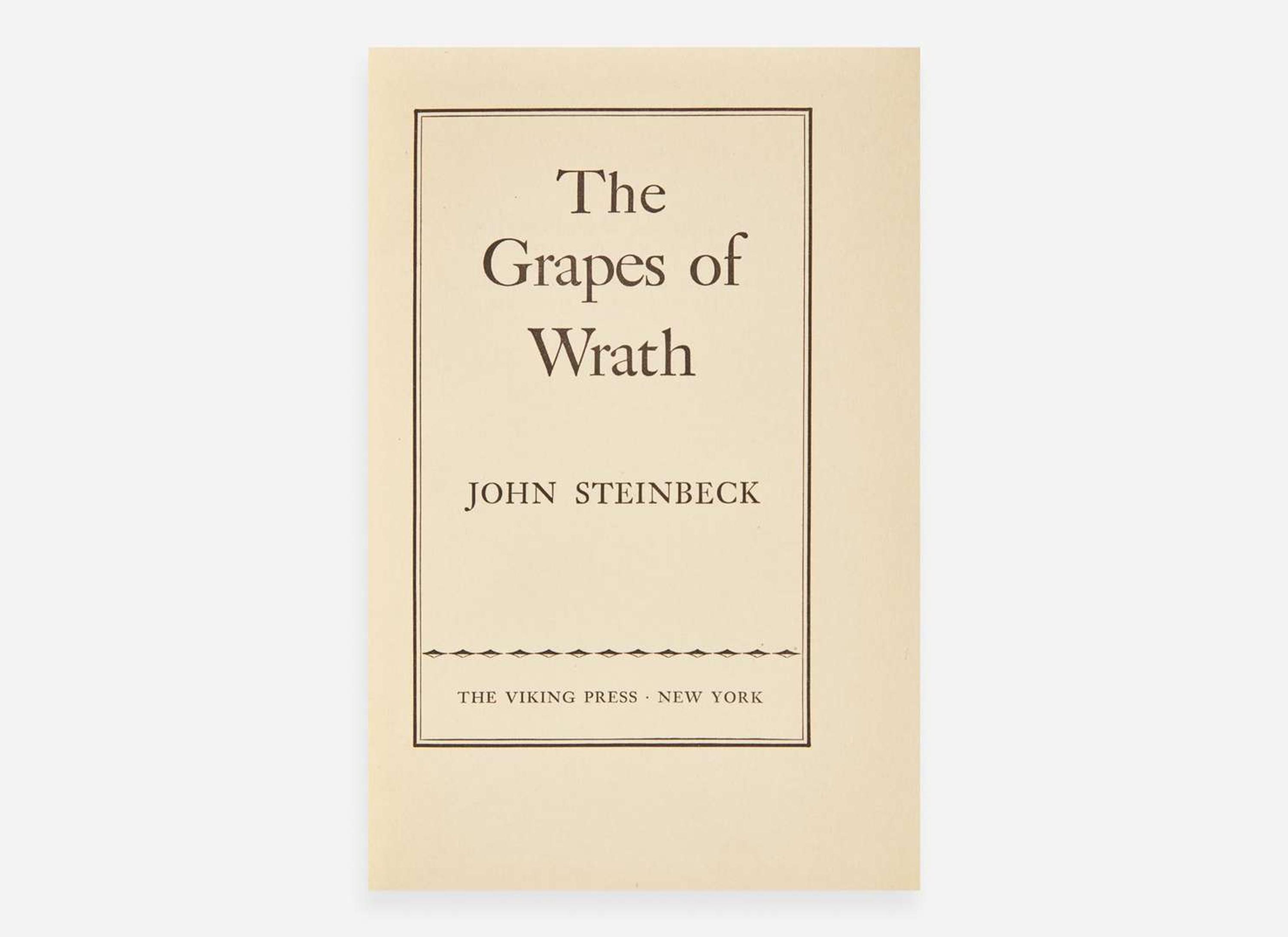 [Literature] Steinbeck, John: The Grapes of Wrath