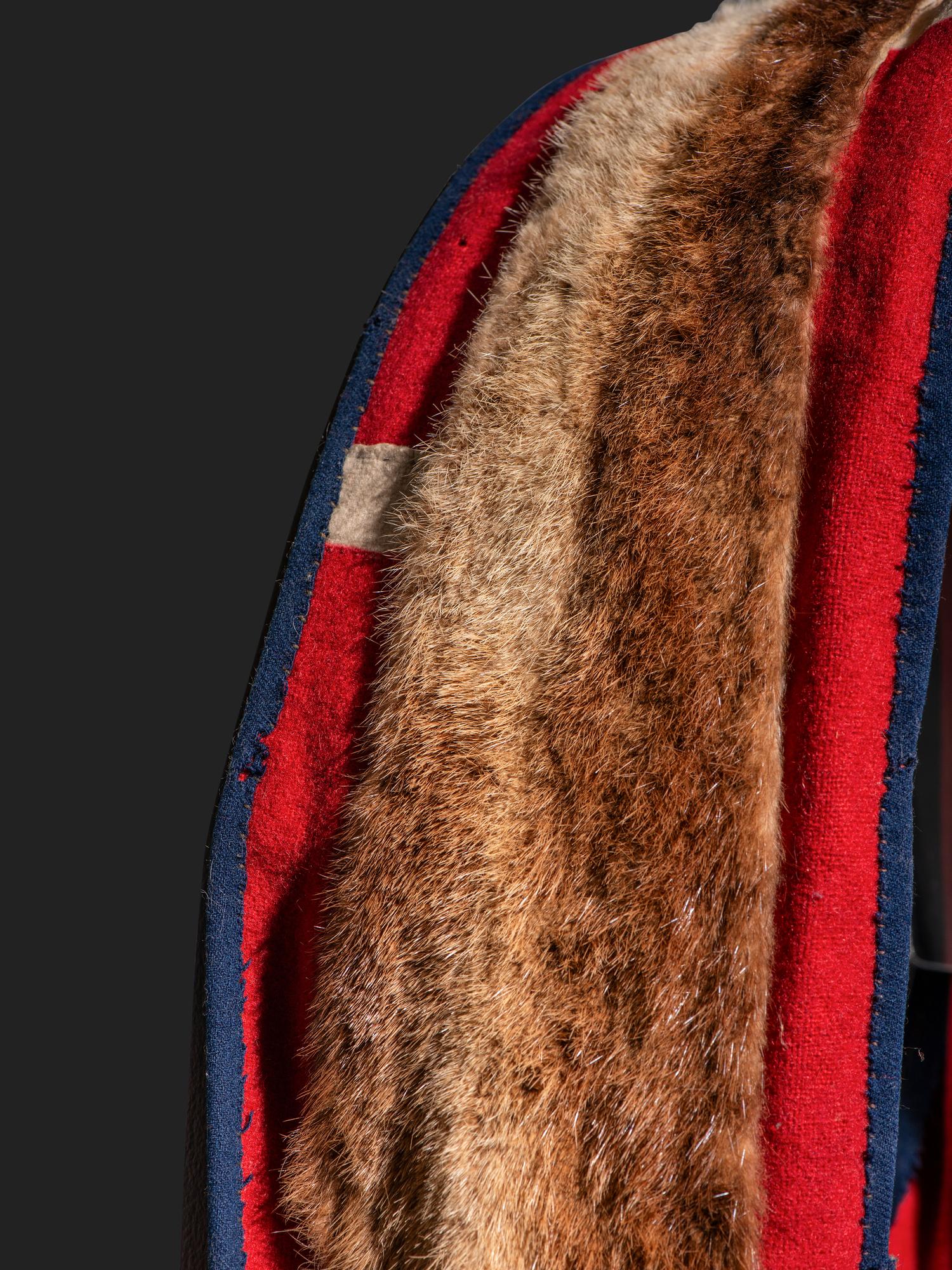 Nez Perce Beaded Otter Bowcase and Quiver, with Bow