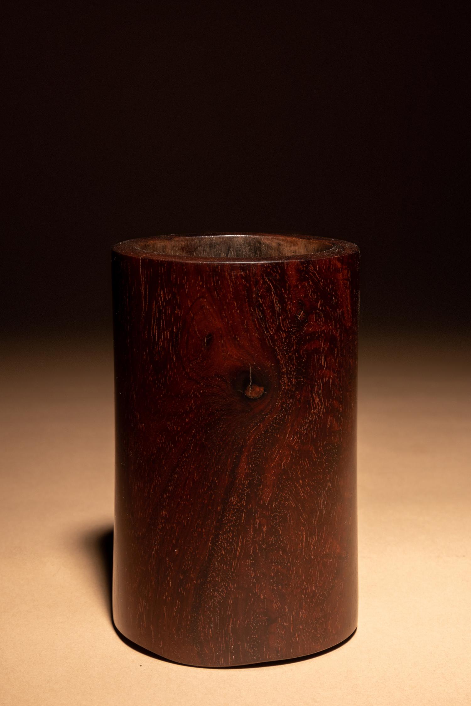 A Huanghuali Brush Pot, Bitong
