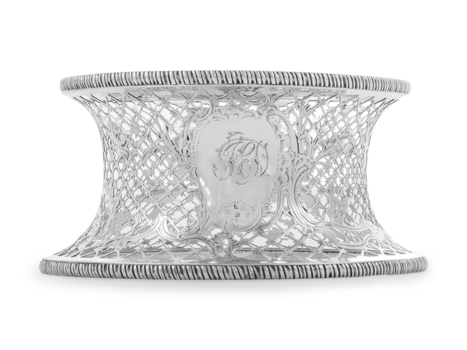 An Irish George III Silver Dish Ring