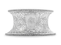 An Irish George III Silver Dish Ring