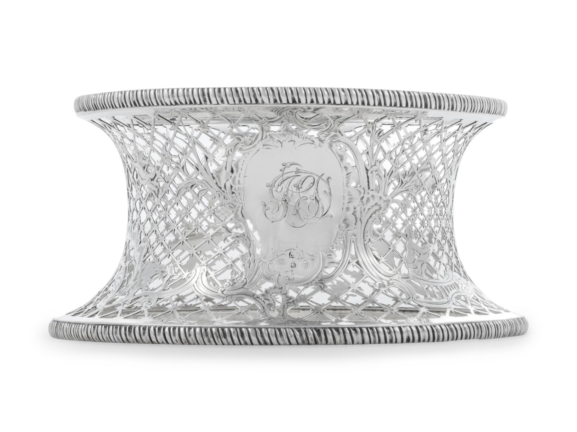 An Irish George III Silver Dish Ring