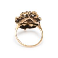 ANTIQUE, SAPPHIRE AND DIAMOND RING