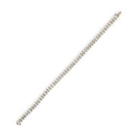 Diamond and White Gold Line Bracelet