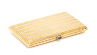 A Two Tone Gold and Sapphire Case, Tiffany & Co., 41.65 dwts.