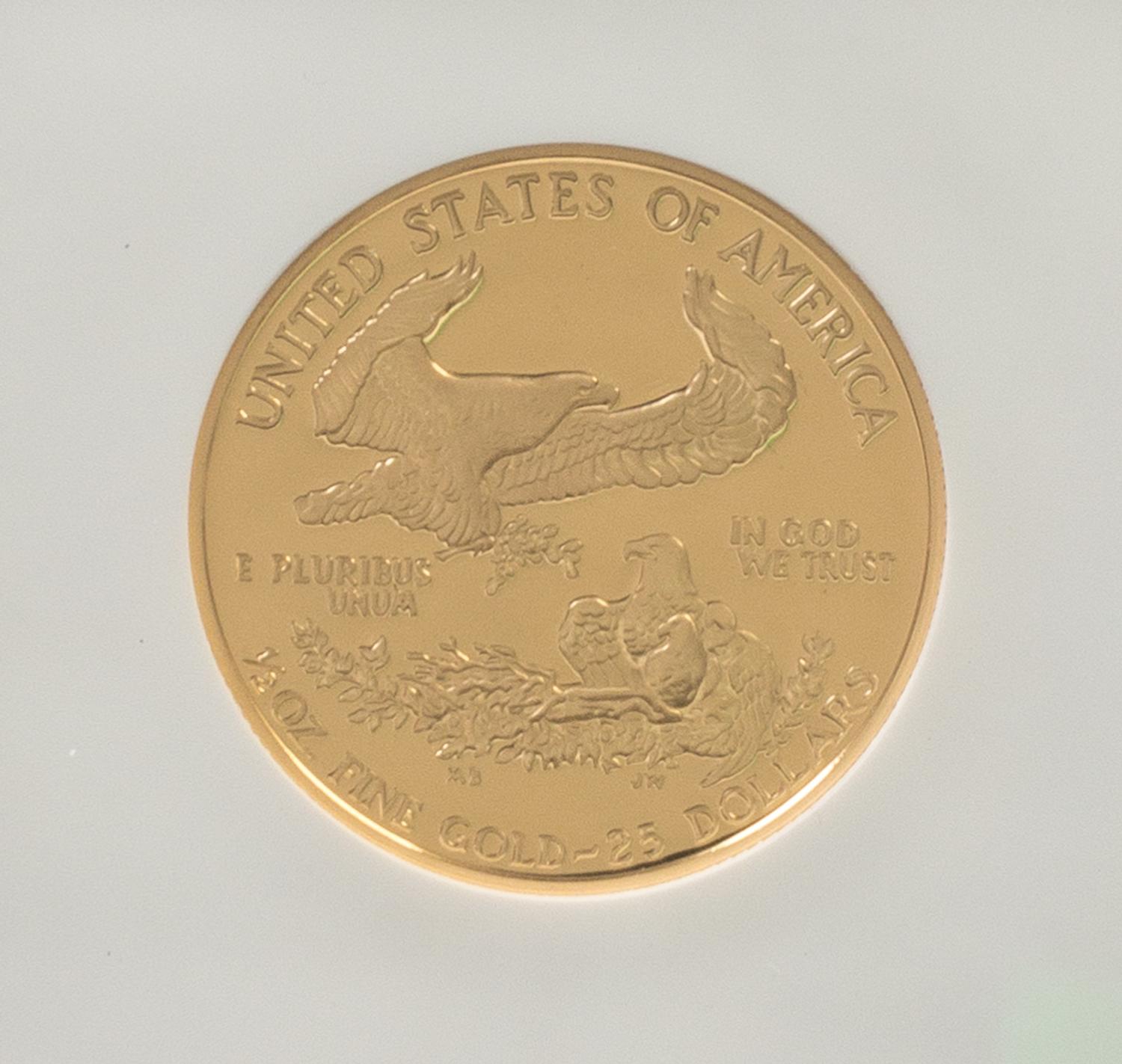 A United States 1991-P Eagle $25 Gold Proof