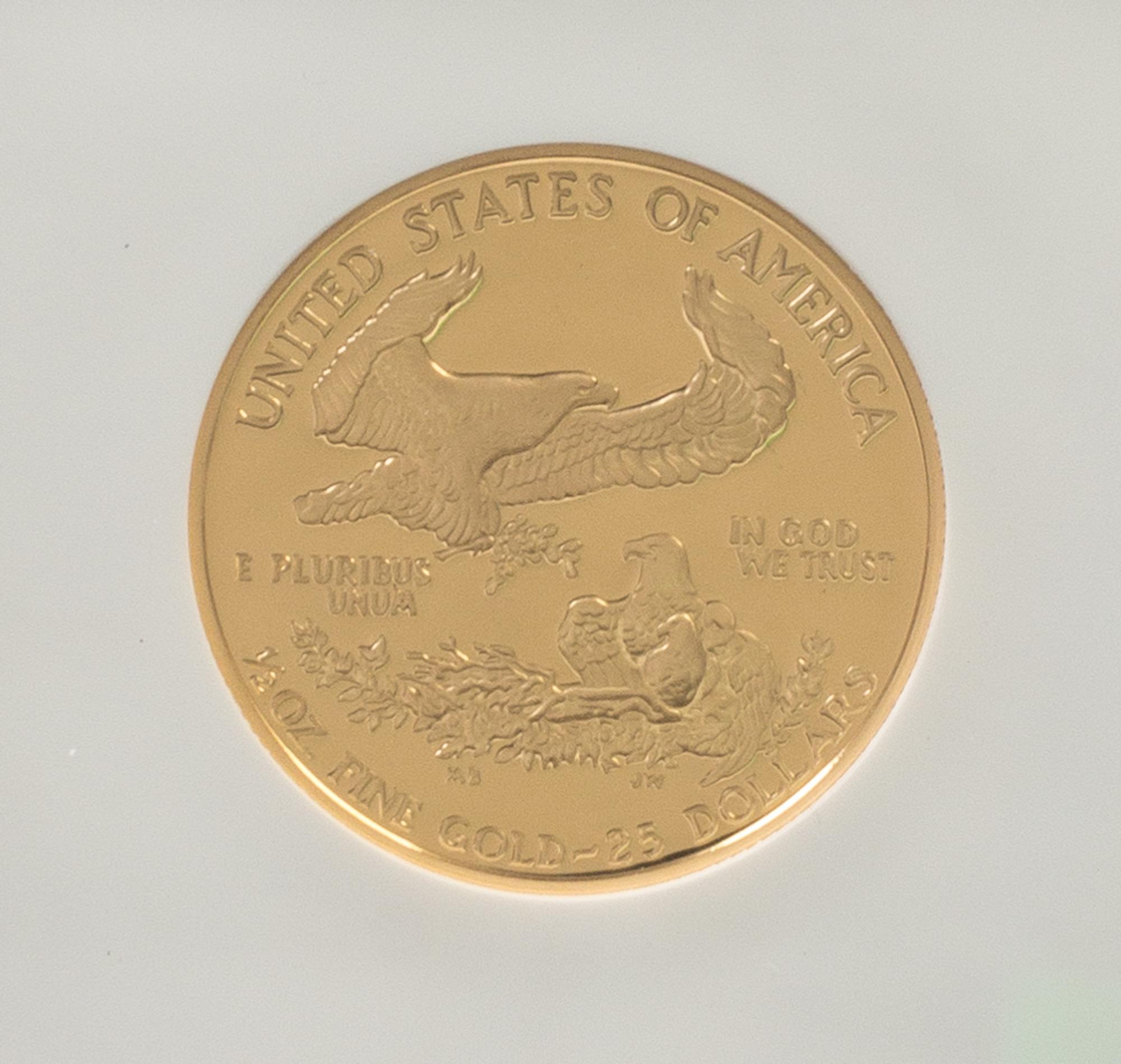 A United States 1991-P Eagle $25 Gold Proof
