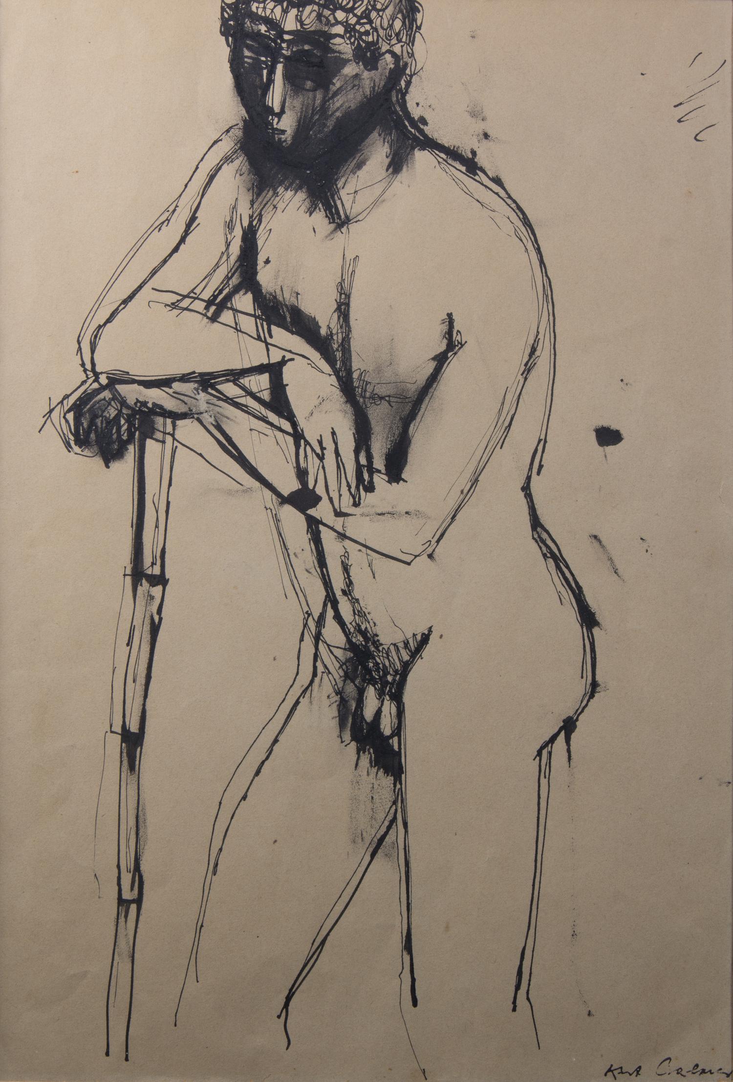 Kurt Craemer, (German, 1912-1961), A collection of four nude drawings.
