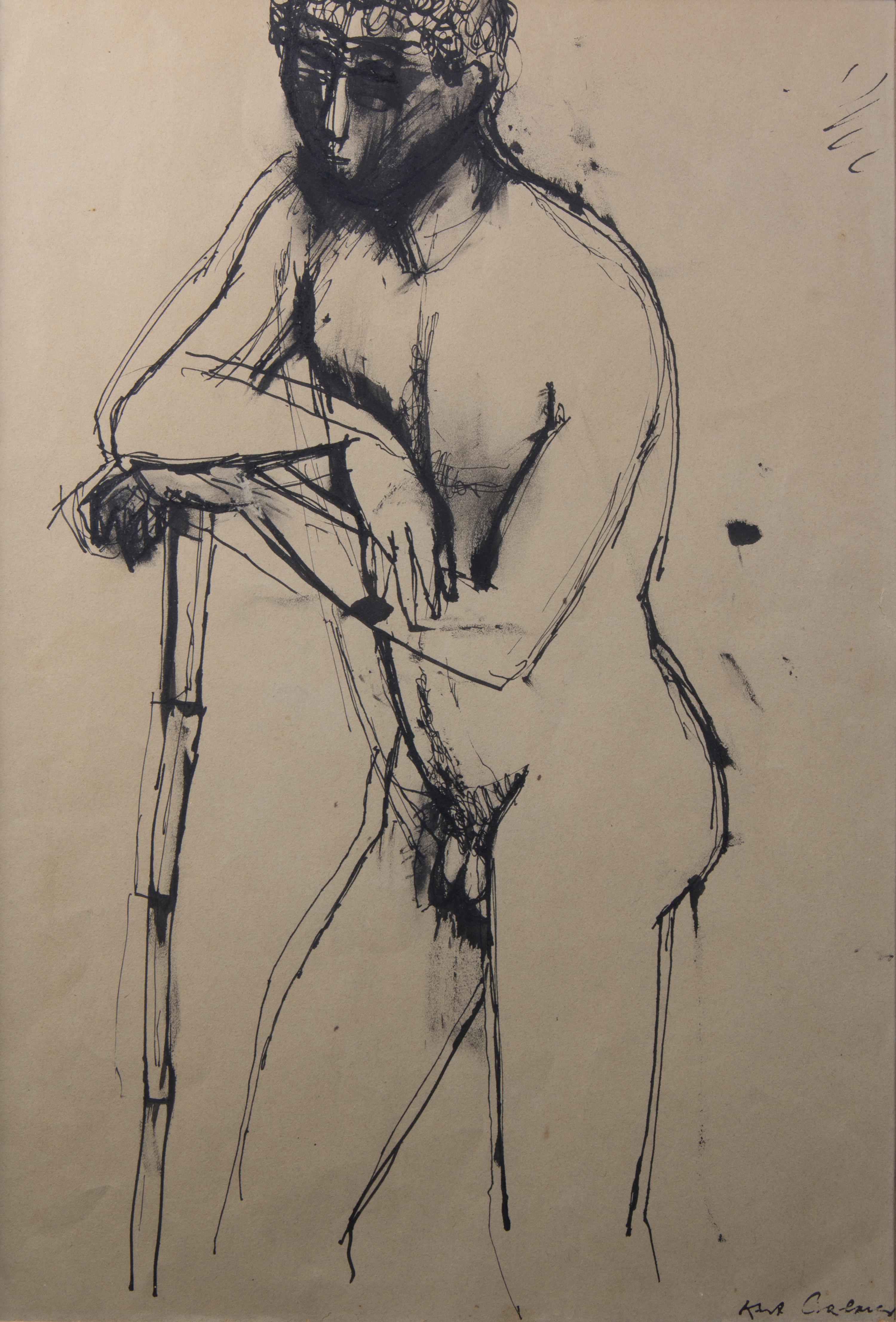 Kurt Craemer, (German, 1912-1961), A collection of four nude drawings.