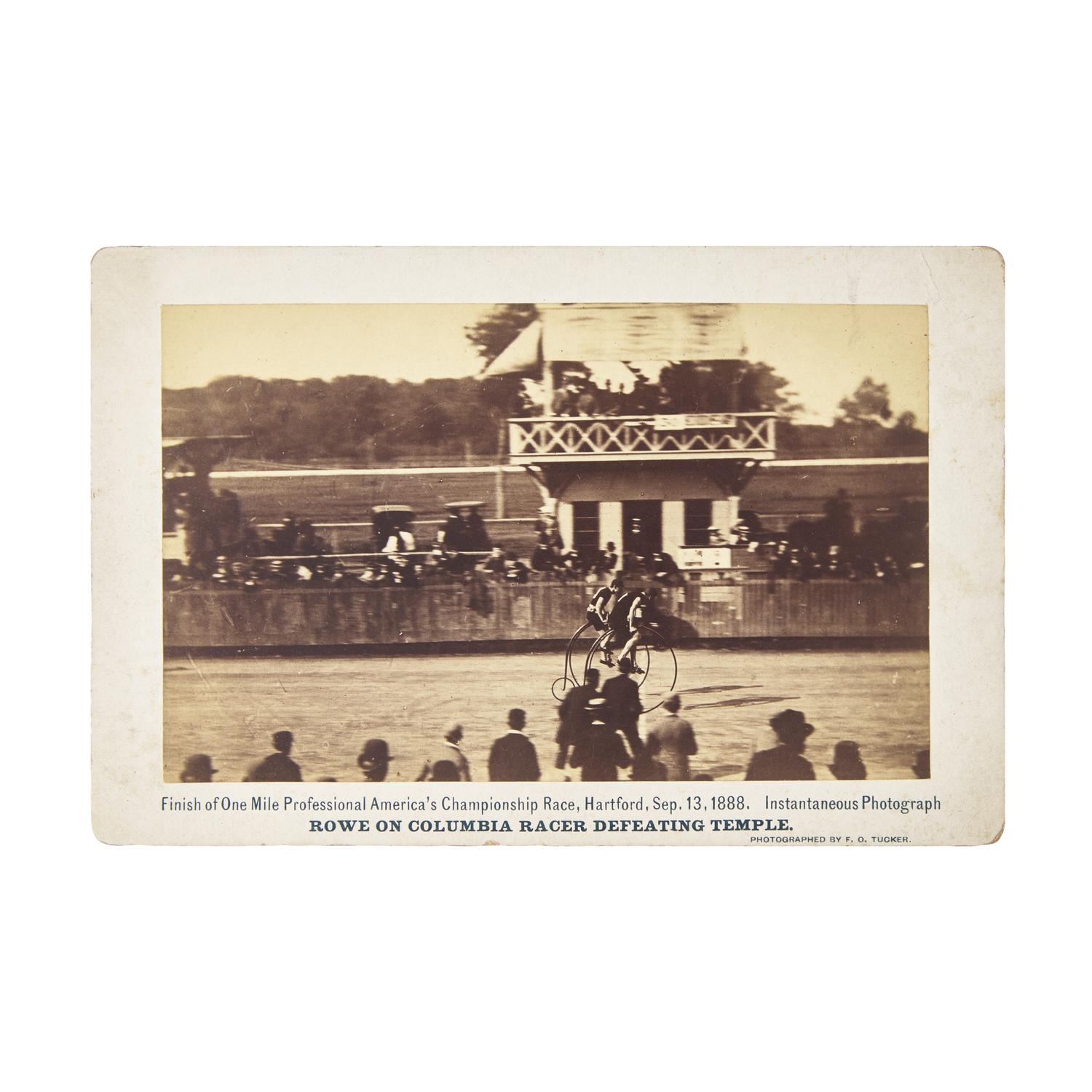 [Cycling] A Photo-Finish: Possibly the Earliest Extant American Photo Finish Race Image and Among the Earliest Action Sport Photos