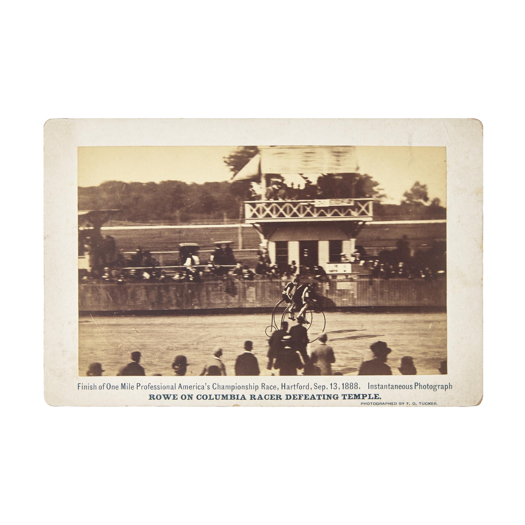 [Cycling] A Photo-Finish: Possibly the Earliest Extant American Photo Finish Race Image and Among the Earliest Action Sport Photos
