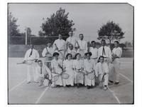 [EDUCATION]. 10 large format glass negatives featuring students at Wilberforce University.