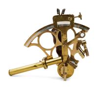 An English Brass Cased Sextant by T.L. Ainsley, Ltd., South Shields