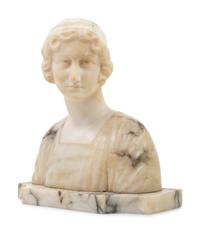 An Italian Alabaster Bust