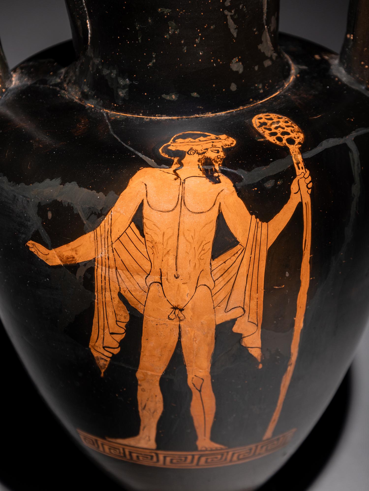 An Attic Red-Figured Nolan Amphora