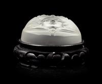 A Lalique Psyche Paperweight