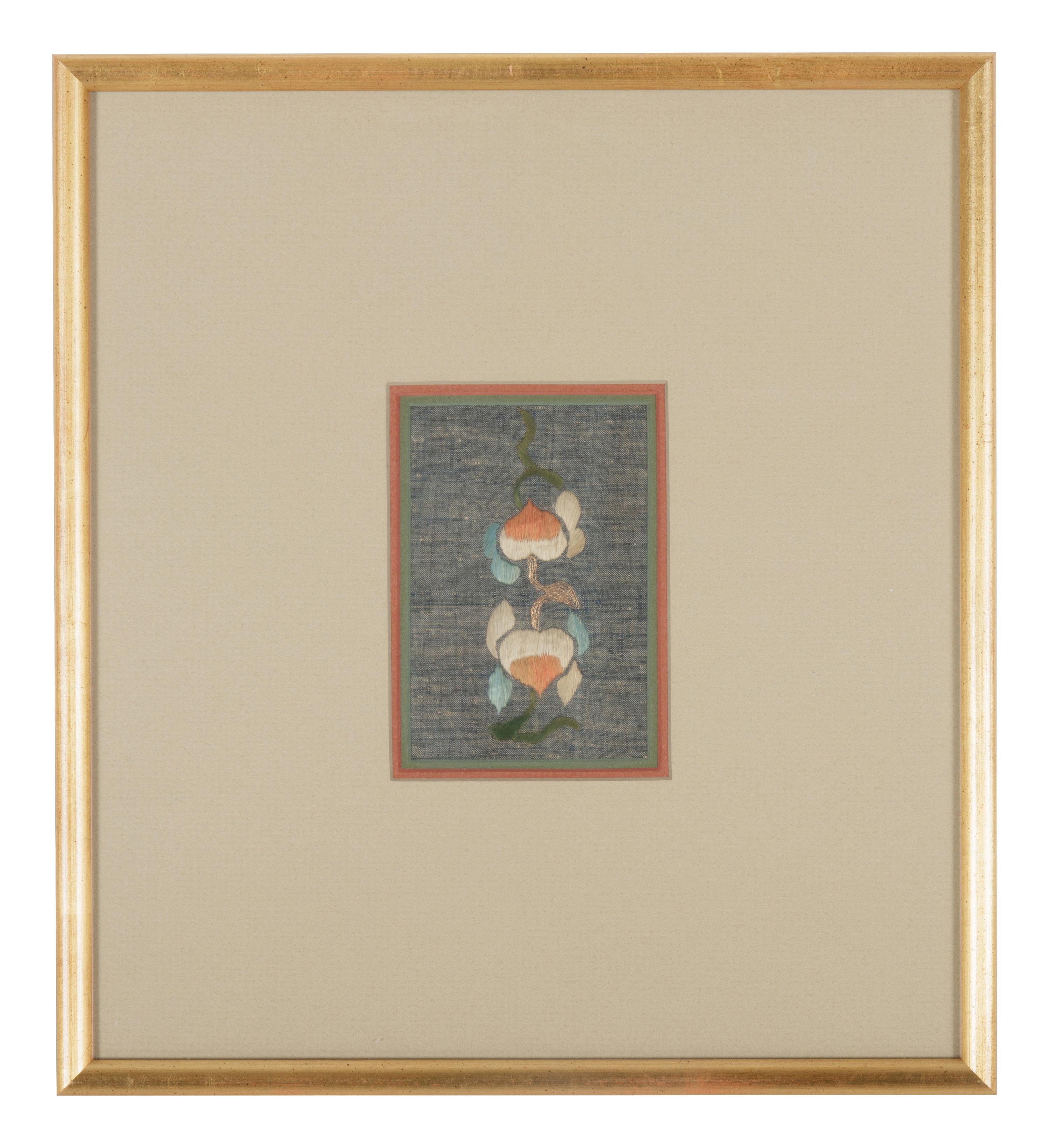 17 Chinese Embroidered Silk Panels