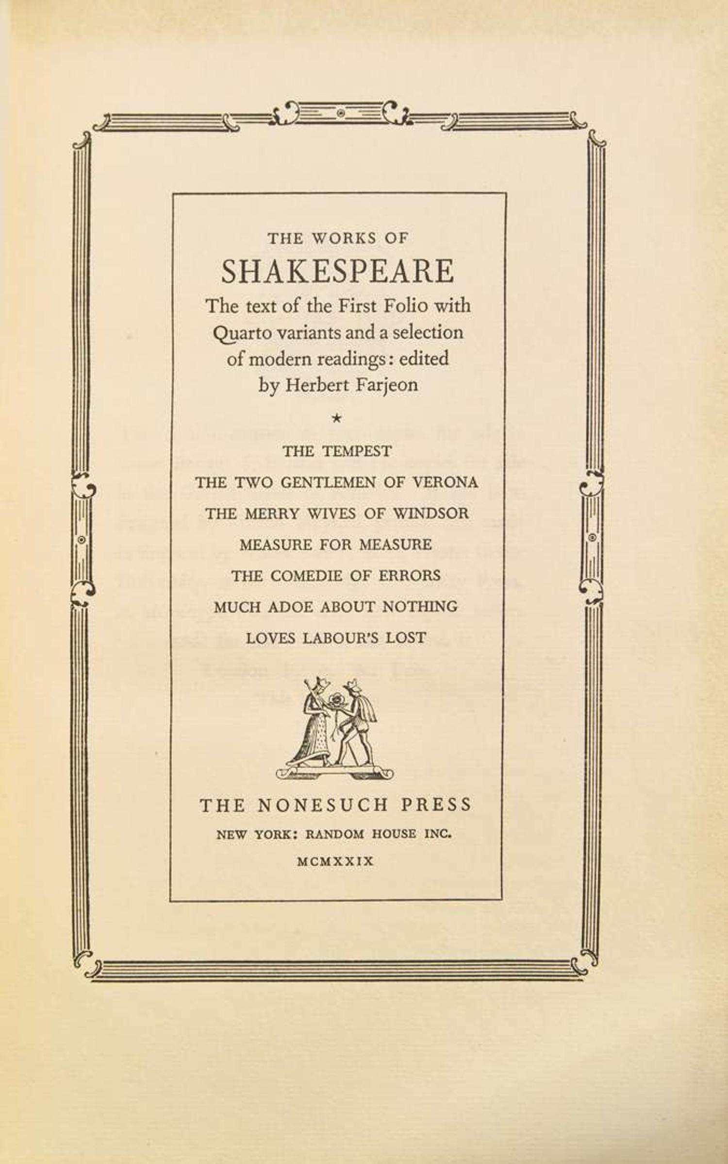 [Literature] Shakespeare, William: The Works of Shakespeare...
