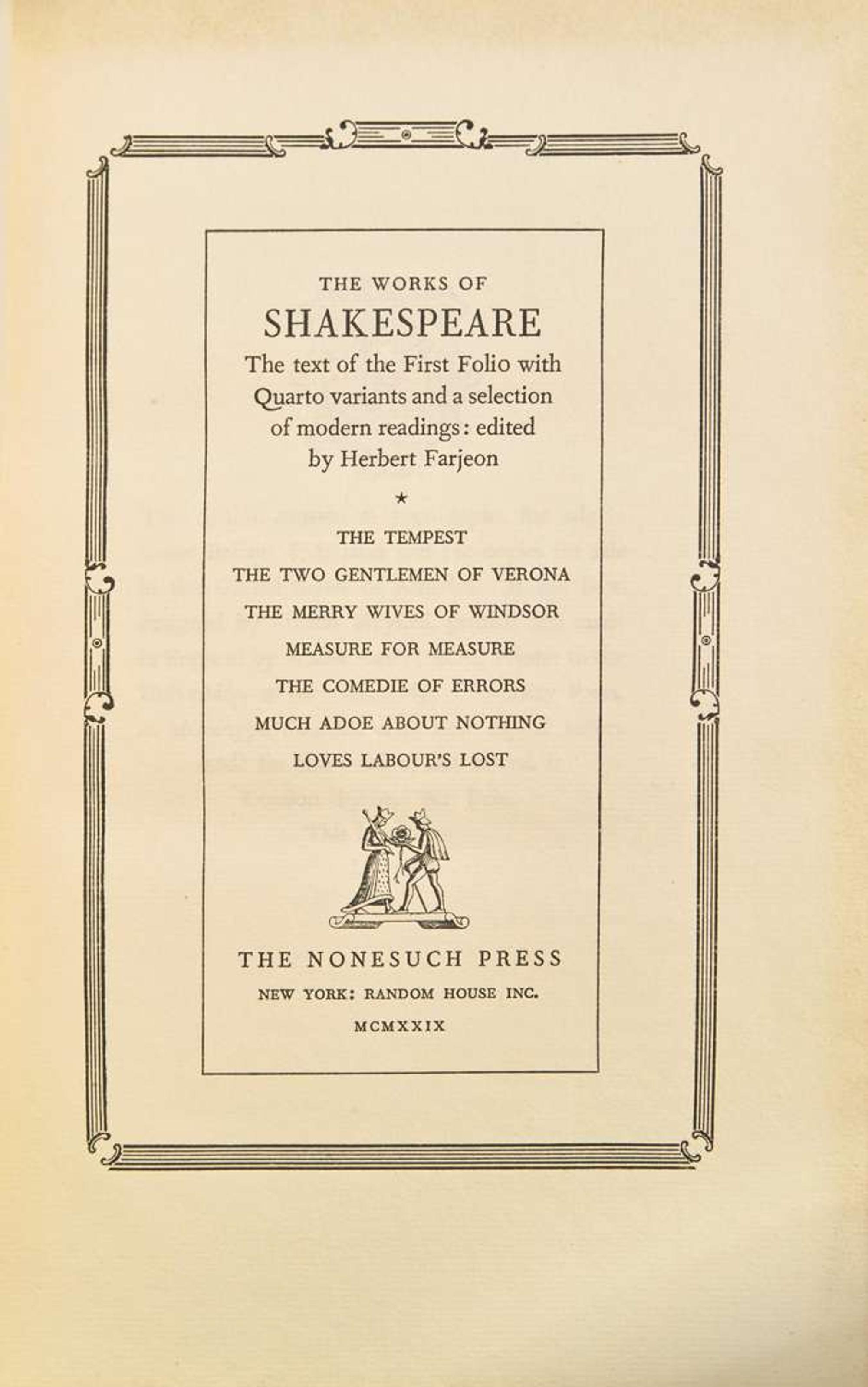 [Literature] Shakespeare, William: The Works of Shakespeare...