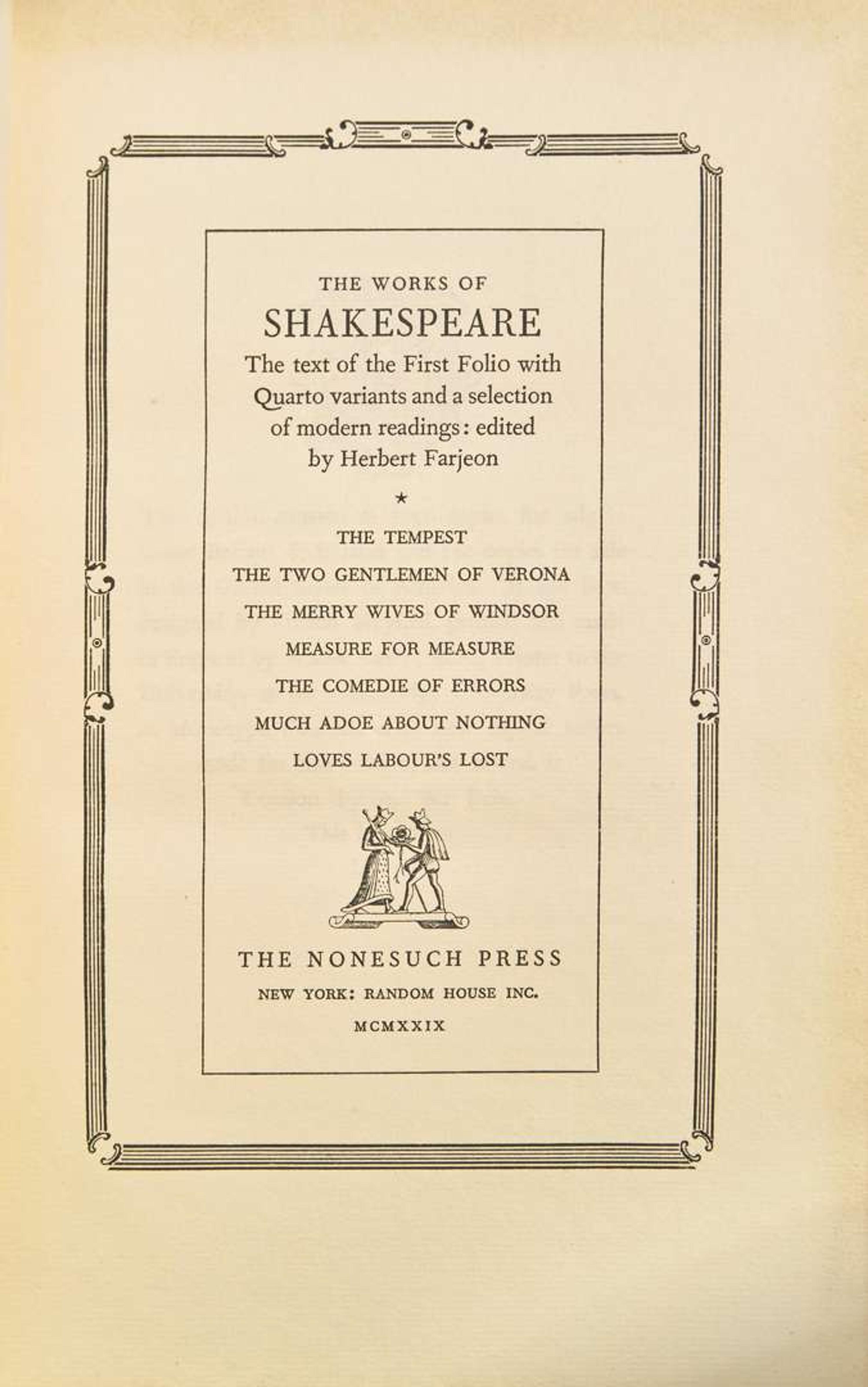 [Literature] Shakespeare, William: The Works of Shakespeare...