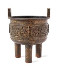 Two Chinese Bronze Vessels