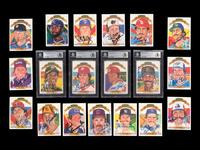 A Group of 19 1983 Donruss Diamond Kings Signed Autograph Baseball Cards Including Multiple Hall of Famers,