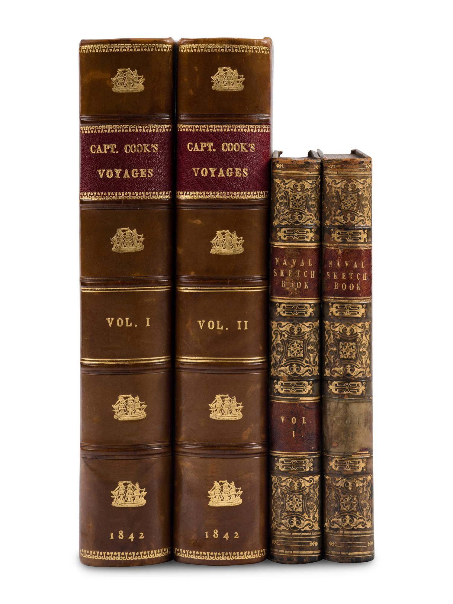COOK, James, Captain (1728-1779). The Three Voyages of Captain James Cook. London: William Smith, 1842.