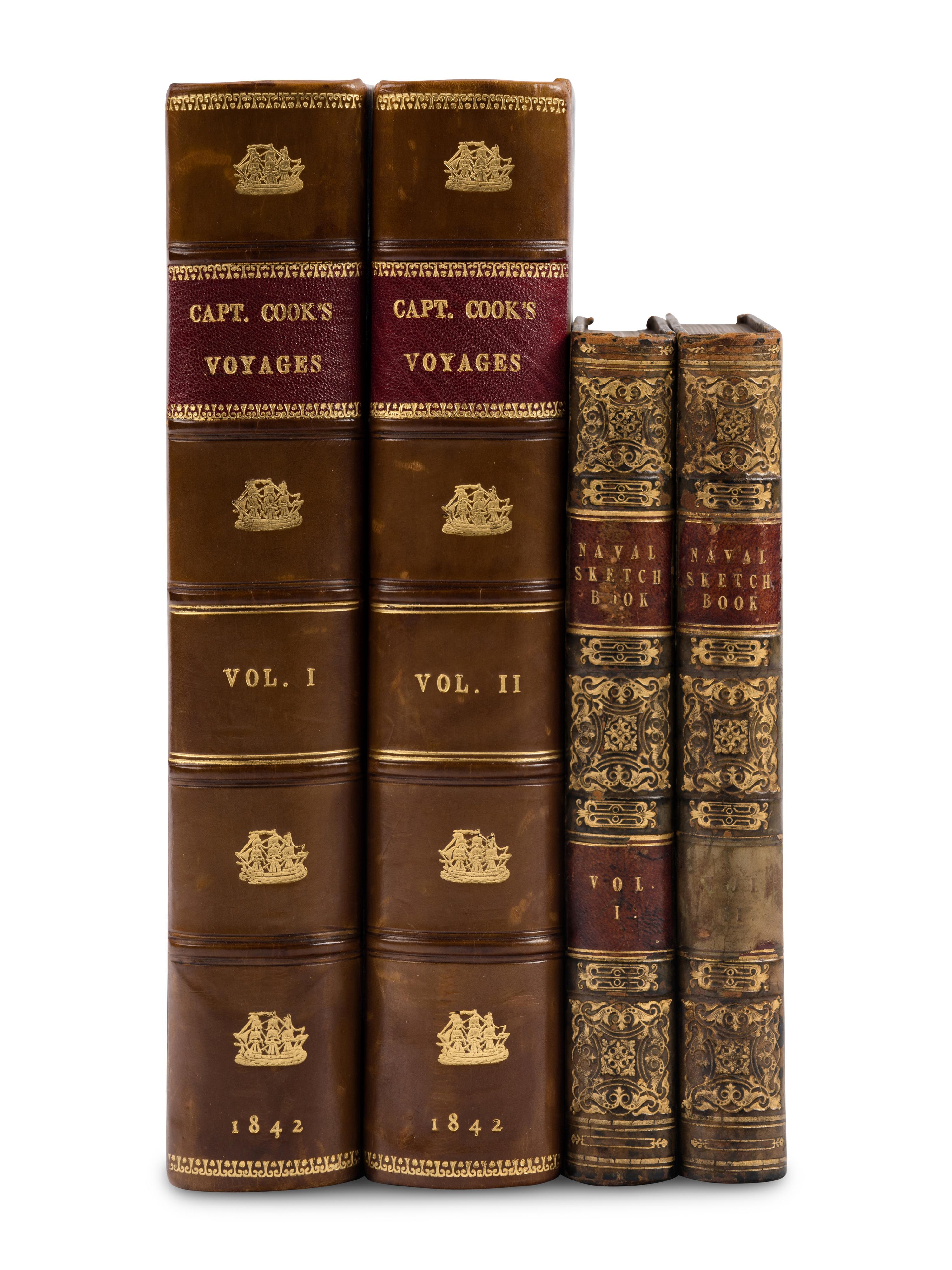 COOK, James, Captain (1728-1779). The Three Voyages of Captain James Cook. London: William Smith, 1842.