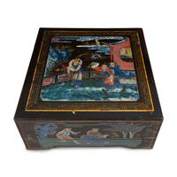 A Chinese Export Lacquer Box