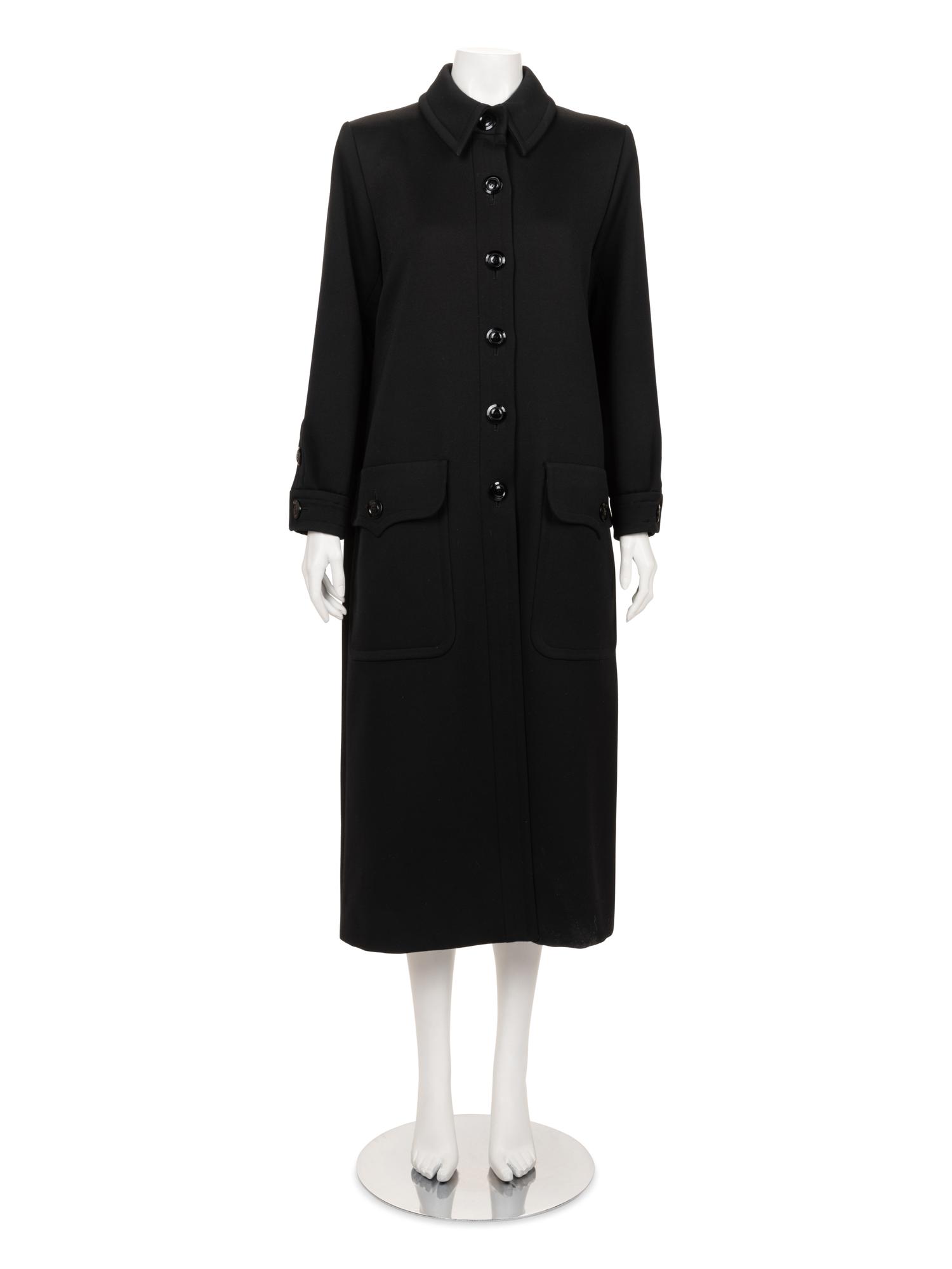 Yves Saint Laurent Rive Gauche Wool Coat, 1980-90s
