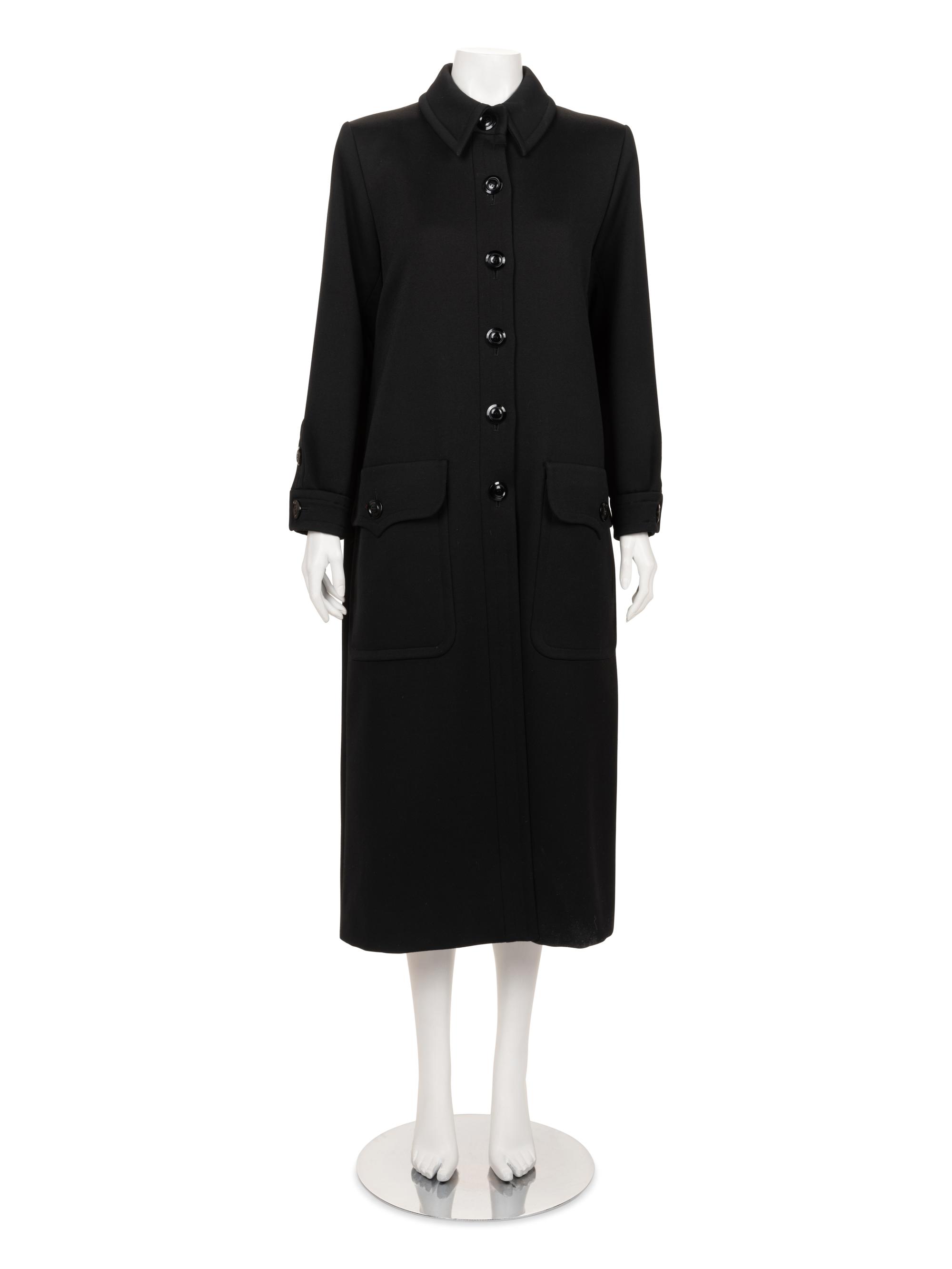 Yves Saint Laurent Rive Gauche Wool Coat, 1980-90s