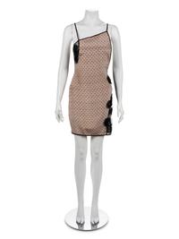 Geoffrey Beene Dress with Sheer Inserts, 1990s